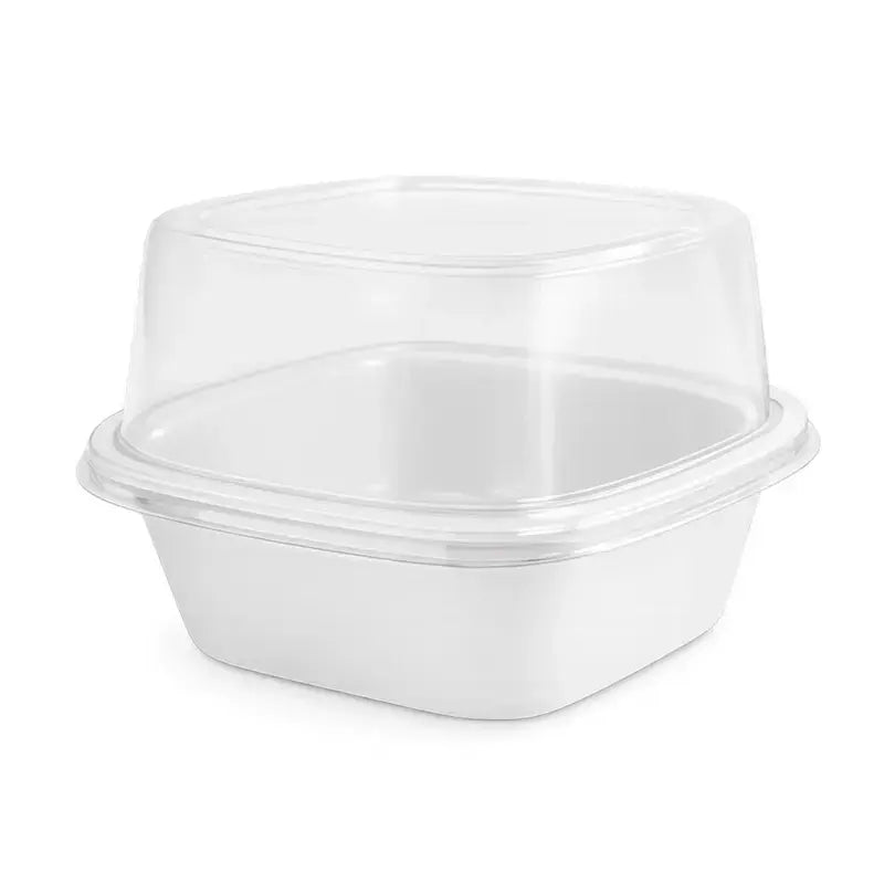 2603 48 Cl097 Square Plastic Dessert Container With Dome Lid –