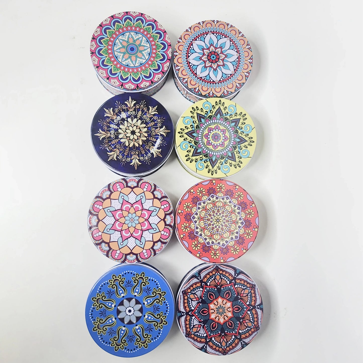 Round Small Cake Tin Diwali Themed Cl070