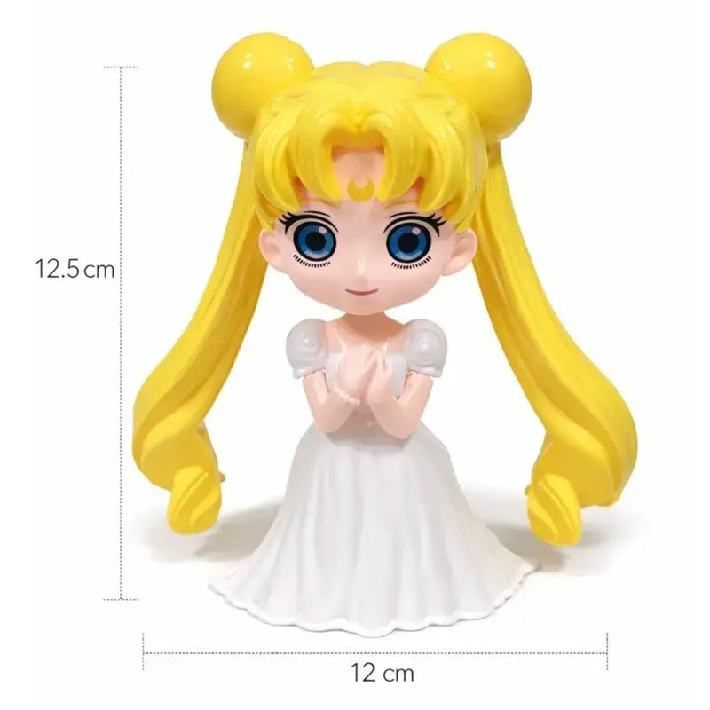 Princess Girl Cake Topper – Elegant Doll Decoration Plastic Ctt075