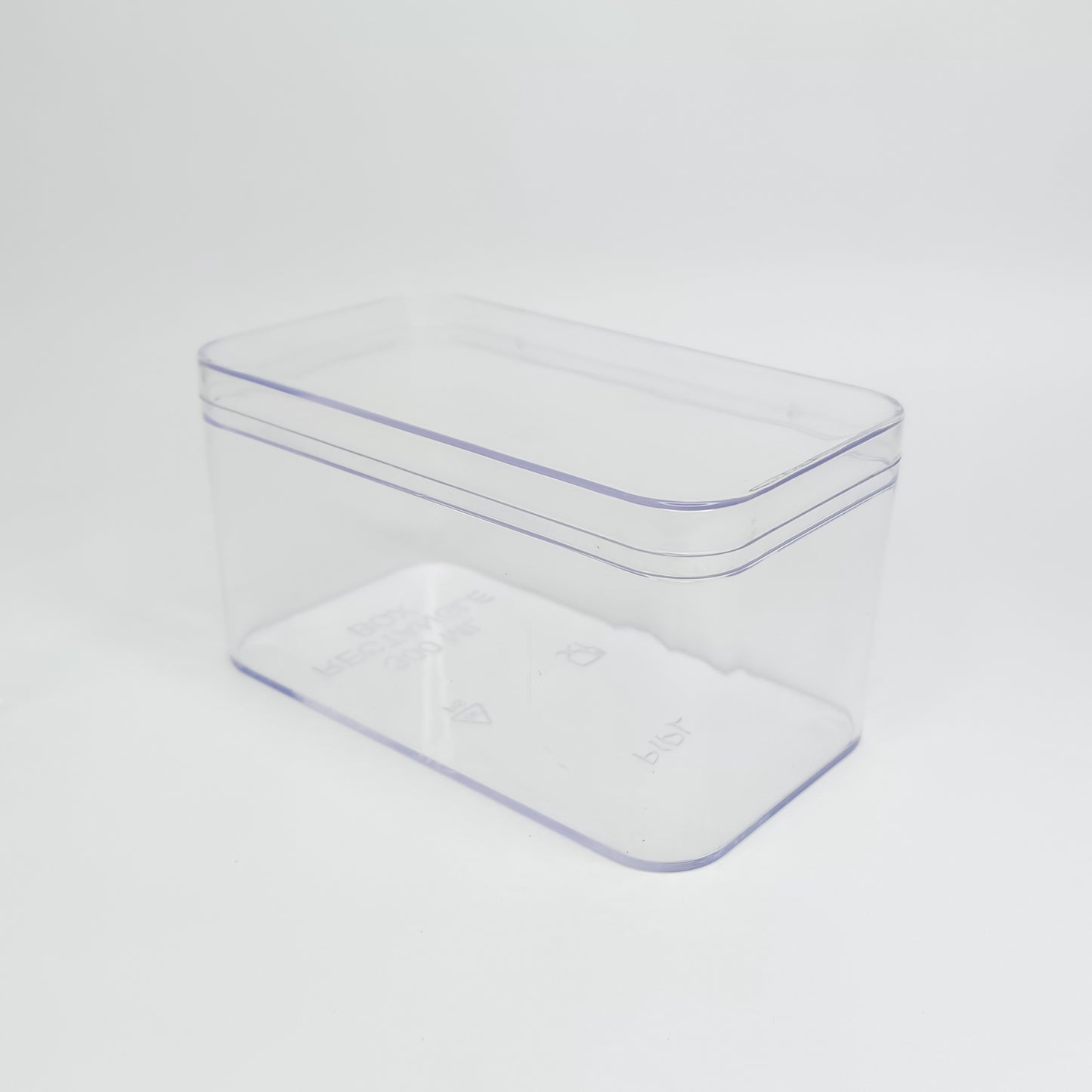 Cake Box Clear Acrylic Rectangle Plastic Tub 6 5 X 6 5 X 12 Cm