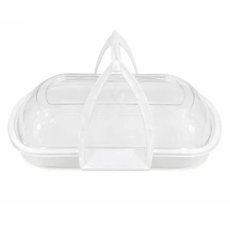 2603 47 Cl096 Plastic Dessert Container With Handle Dome Lid –