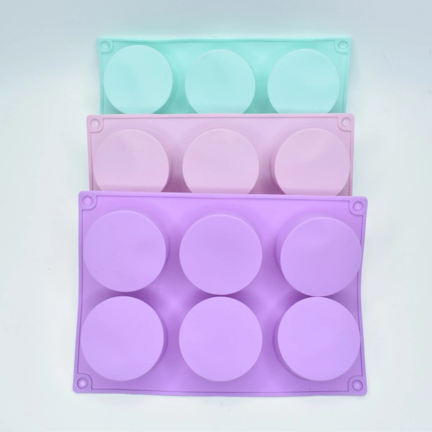 6 In 1 Big Muffins Chocolate Mold Cm122
