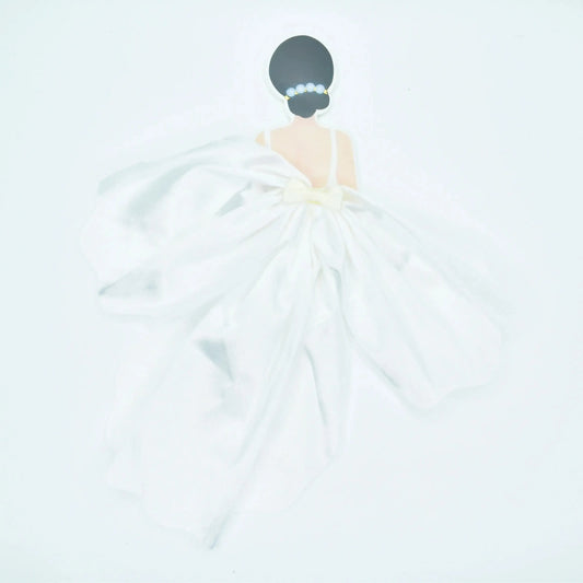 Multicolour Lady With Gown Cake Topper Tpr160