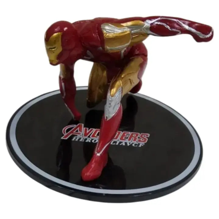 Iron Man Superhero Cake Topper – Avengers Action Figure Decoration Pvc Ctt049A