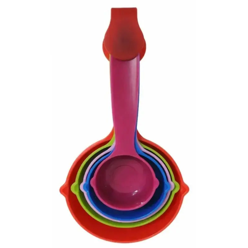 Set Of 6 Plastic Measuring Cups – Color Coded Baking & Cooking Set | | Moq: 10 Pieces
