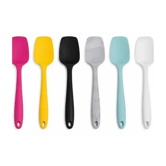 Small Silicone Spoon Spatula – Non-Stick Heat Resistant Baking Scraper | | Moq: 10 Pieces