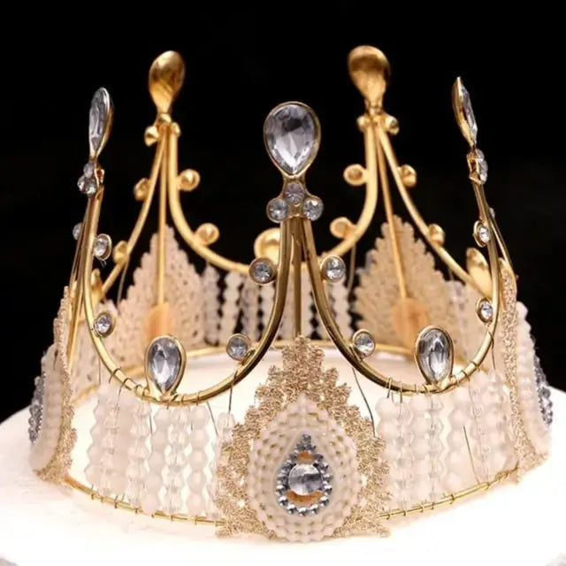 Crystal Crown Cake Topper Tpr050
