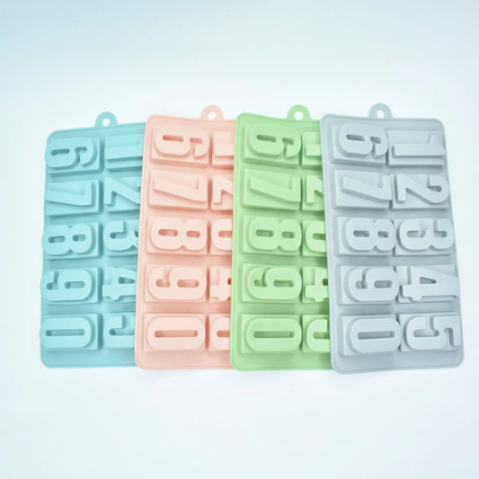 0 To 9 Big Numbers Chocolate Mold Cm185