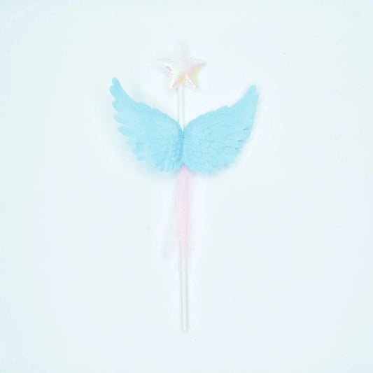 Multicolour Wings With Star Cake Topper Tpr159