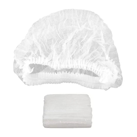 White Hairnet For Cooking And Baking (80-Piece Packet)