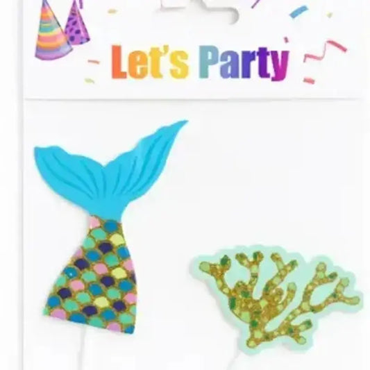 Multicolour Sea Animal Theme Cake Topper Tpr085