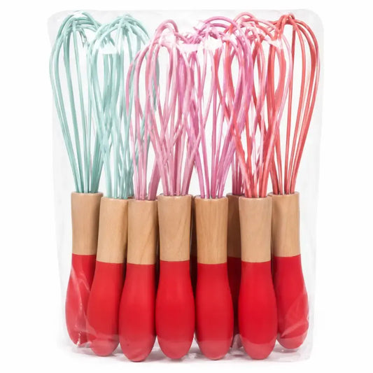 Wooden Handle Balloon Whisk – Stainless Steel Beater | | Moq: 12 Pieces
