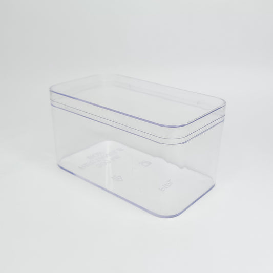 Cake Box Clear Acrylic Rectangle Plastic Tub 6 5 X 6 5 X 12 Cm