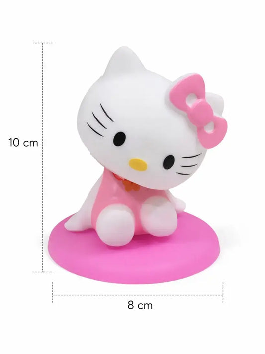 Hello Kitty Bobble Head Cake Topper – Spring Neck Moving Figurine Soft Rubber Ctt067