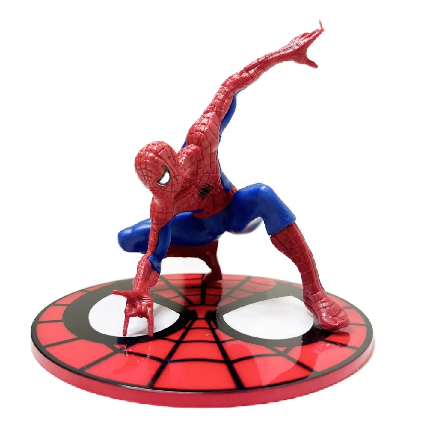 Posing Spiderman With Disc Toy Topper Pvc Ctt014A