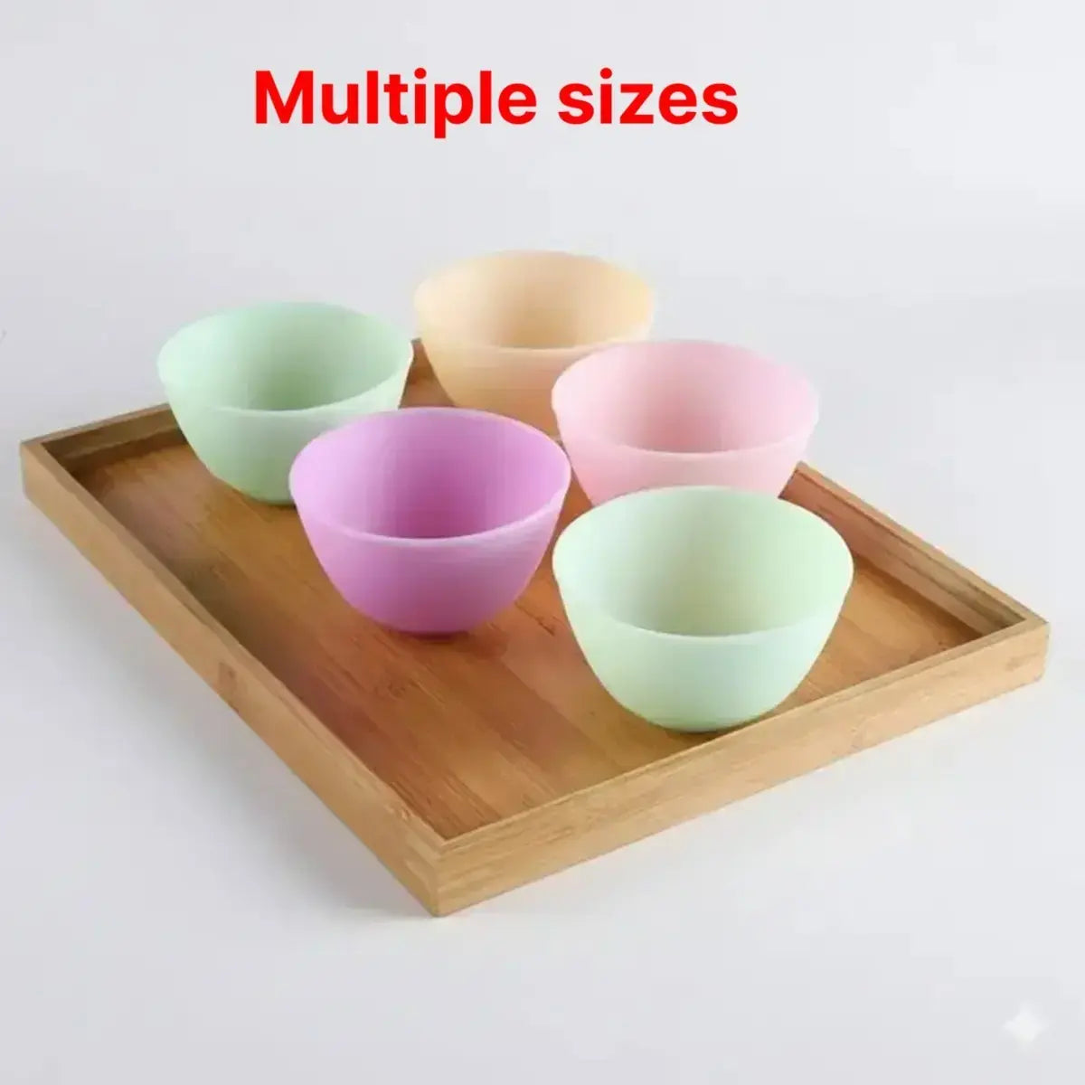 Multiple Sizes Plastic Mixing Bowl
