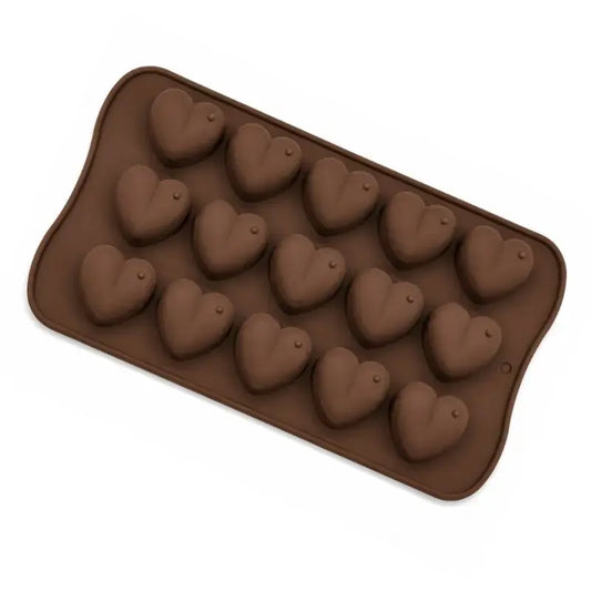15 In 1 Heart Shaped Chocolate Mold Cm121