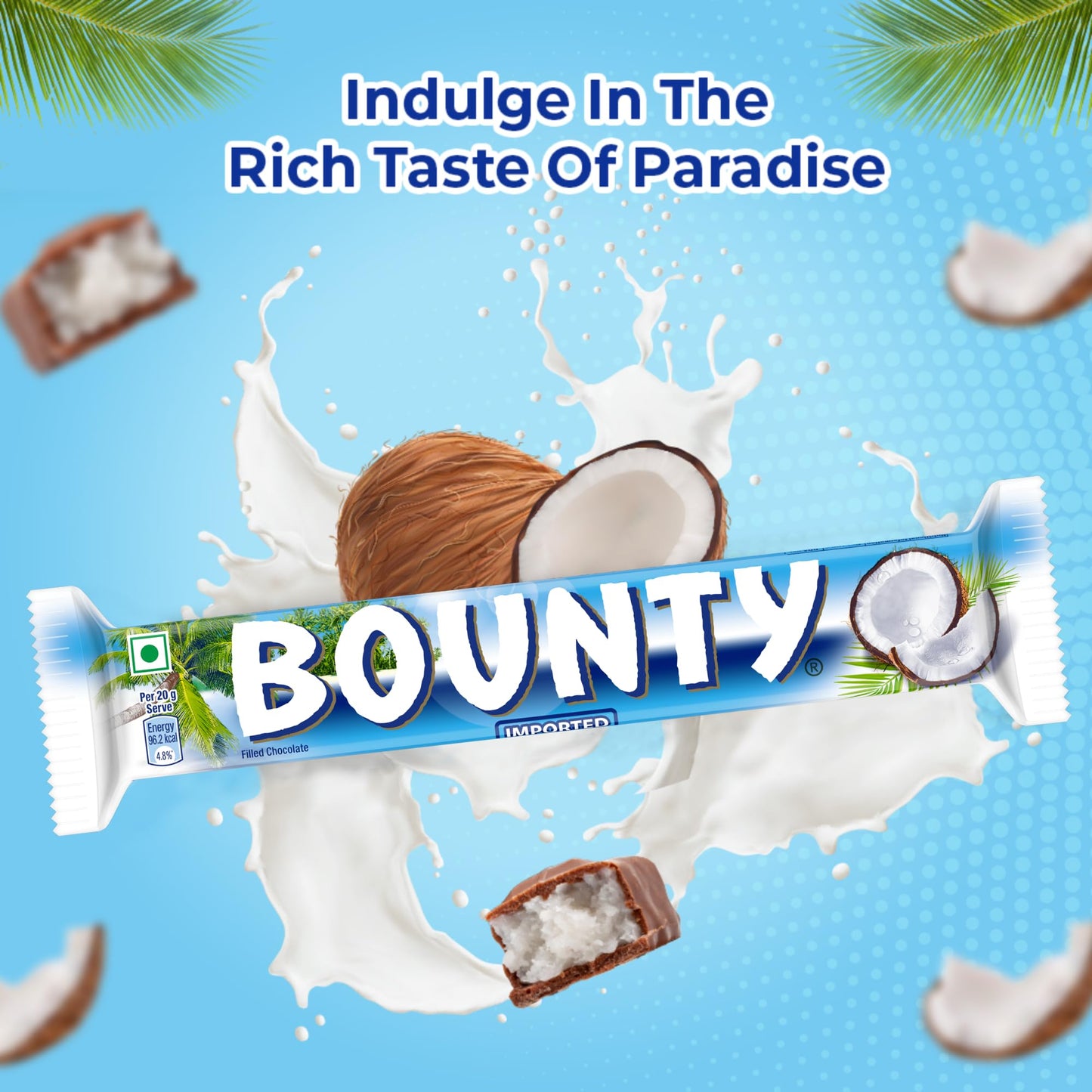 Bounty Chocolate Bar 57g