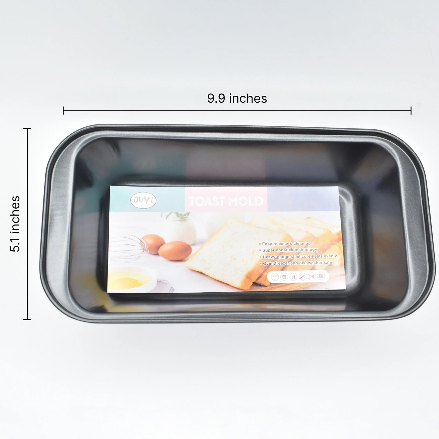 Black Loaf Mold Tin