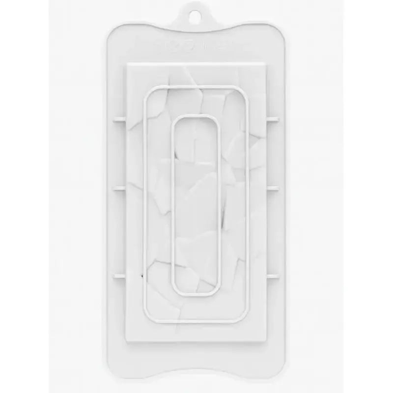 Silicone Chocolate Bar Mold – Shattered Stone Effect Cm222