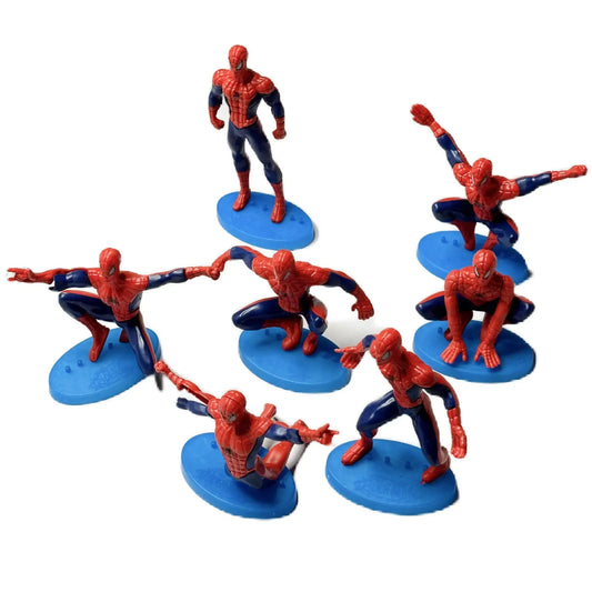 7 In 1 Posing Spiderman Set Plastic Toy Topper Ctt027