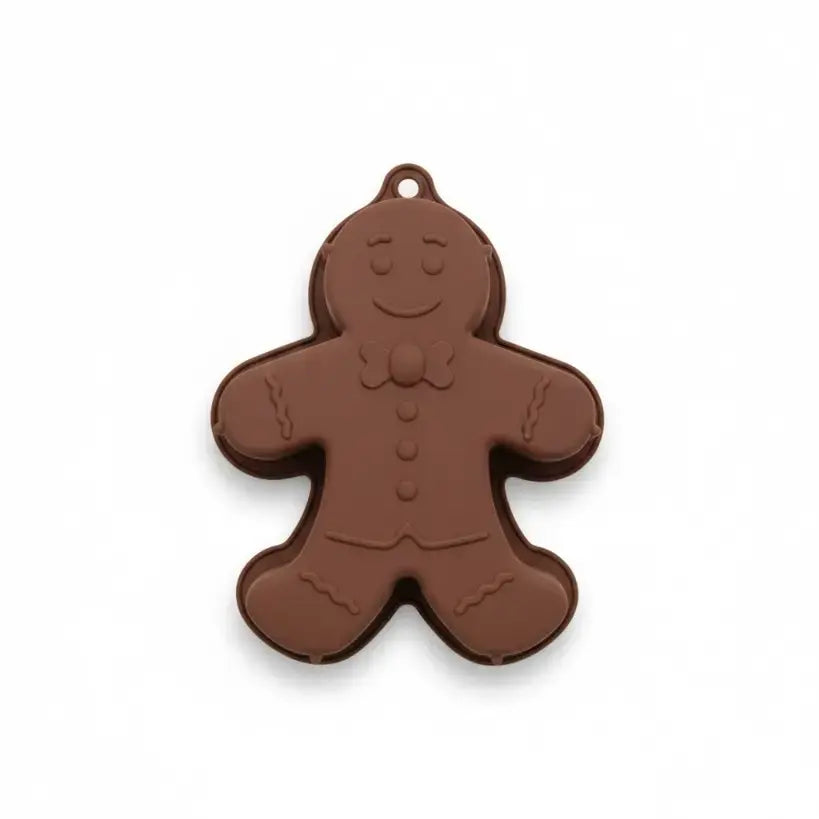 Large Silicone Gingerbread Man Cake Mold – Cm235 Single Cavity Baking Pan