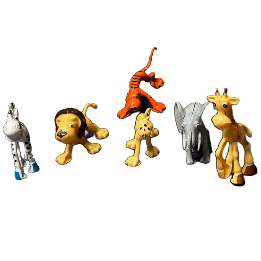 6 In 1 Wild Animals Toy Topper Ctt015